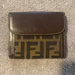 Authentic Fendi vintage compactwallet